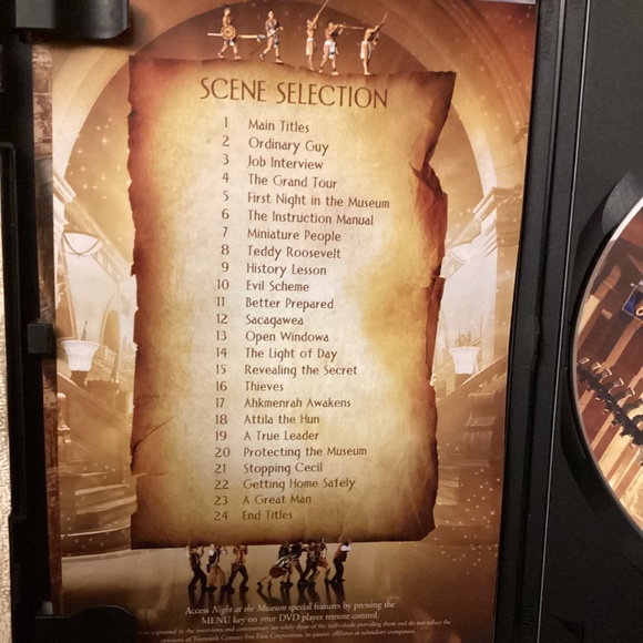 Night at the Museum DVD 2006 Widescreen Ben Stiller Robin Williams - Picture 4 of 5